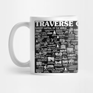 Traverse City Map Mug